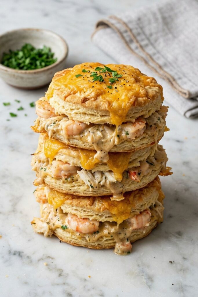 Shrimp & Crab Biscuit Melts Recipe