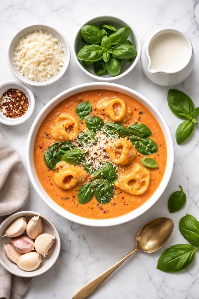 Creamy Tomato Tortellini Soup Recipe
