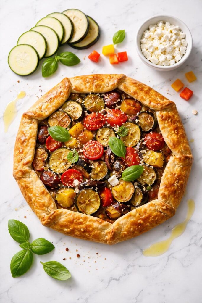 Mediterranean Vegetable Galette Recipe