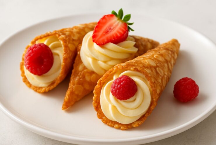 Cheesecake Almond Cone Recipe