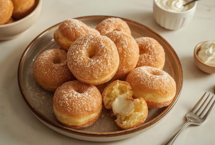 Eggless Bomboloni Recipe