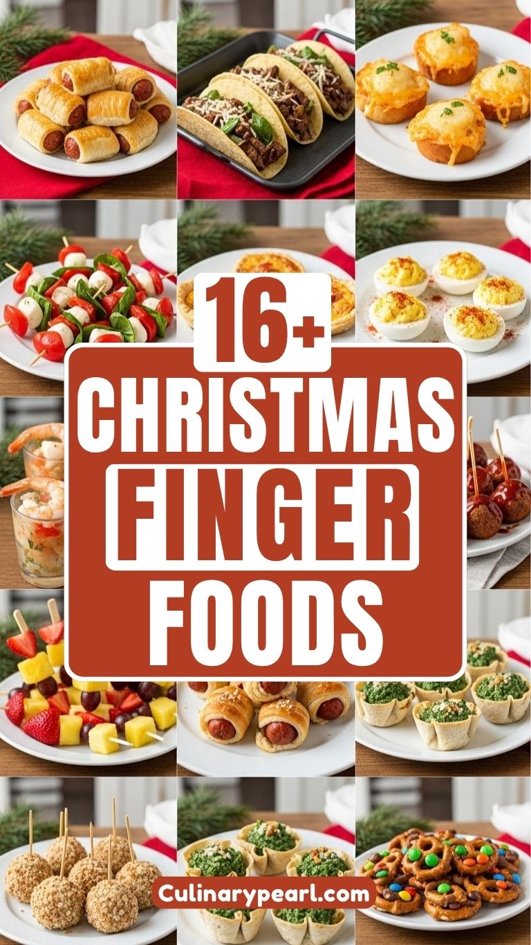 17 Easy Christmas Finger Foods