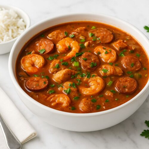 Cheesecake Factory Shrimp and Chicken Gumbo