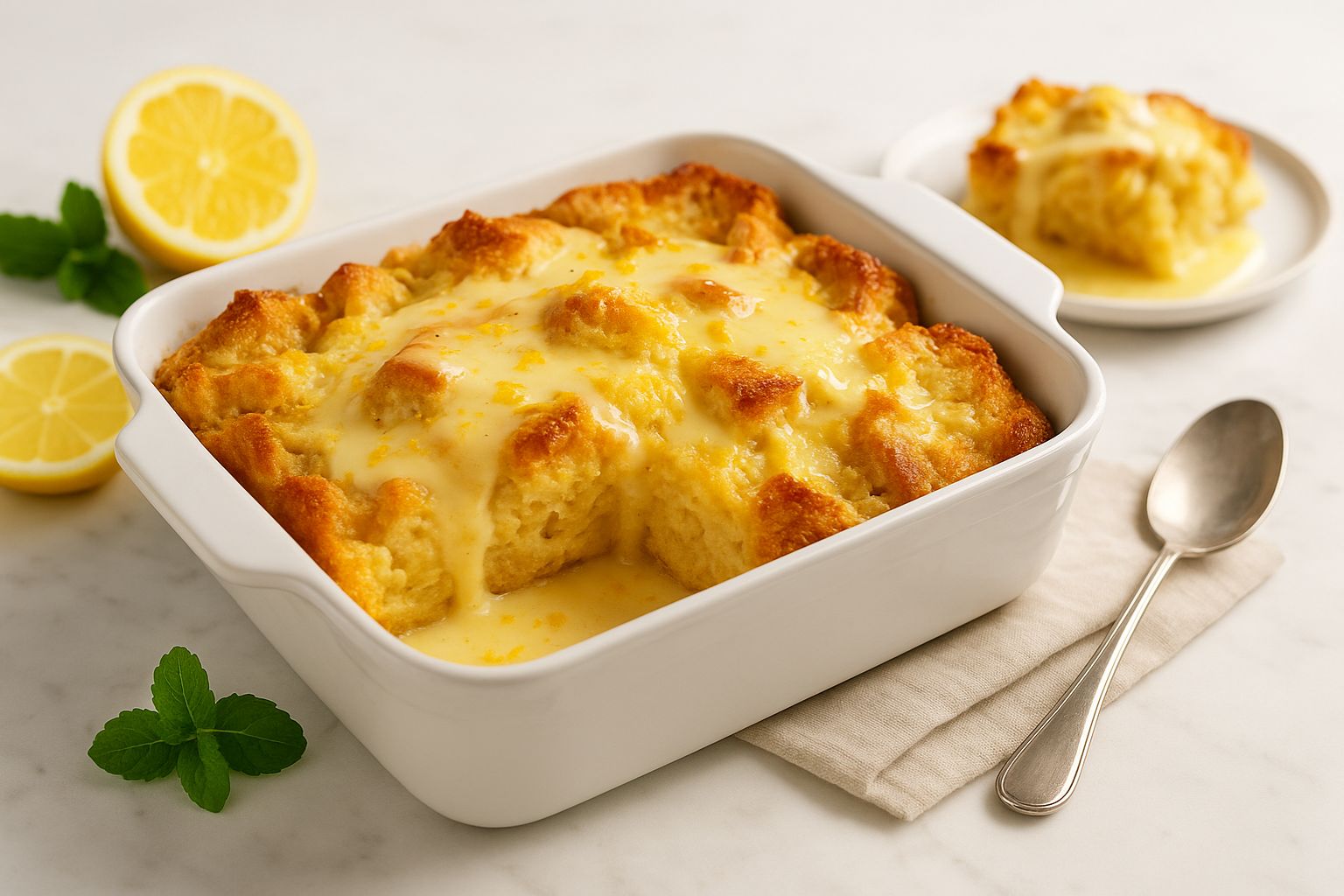 Carrabba's Limoncello Bread Pudding Recipe