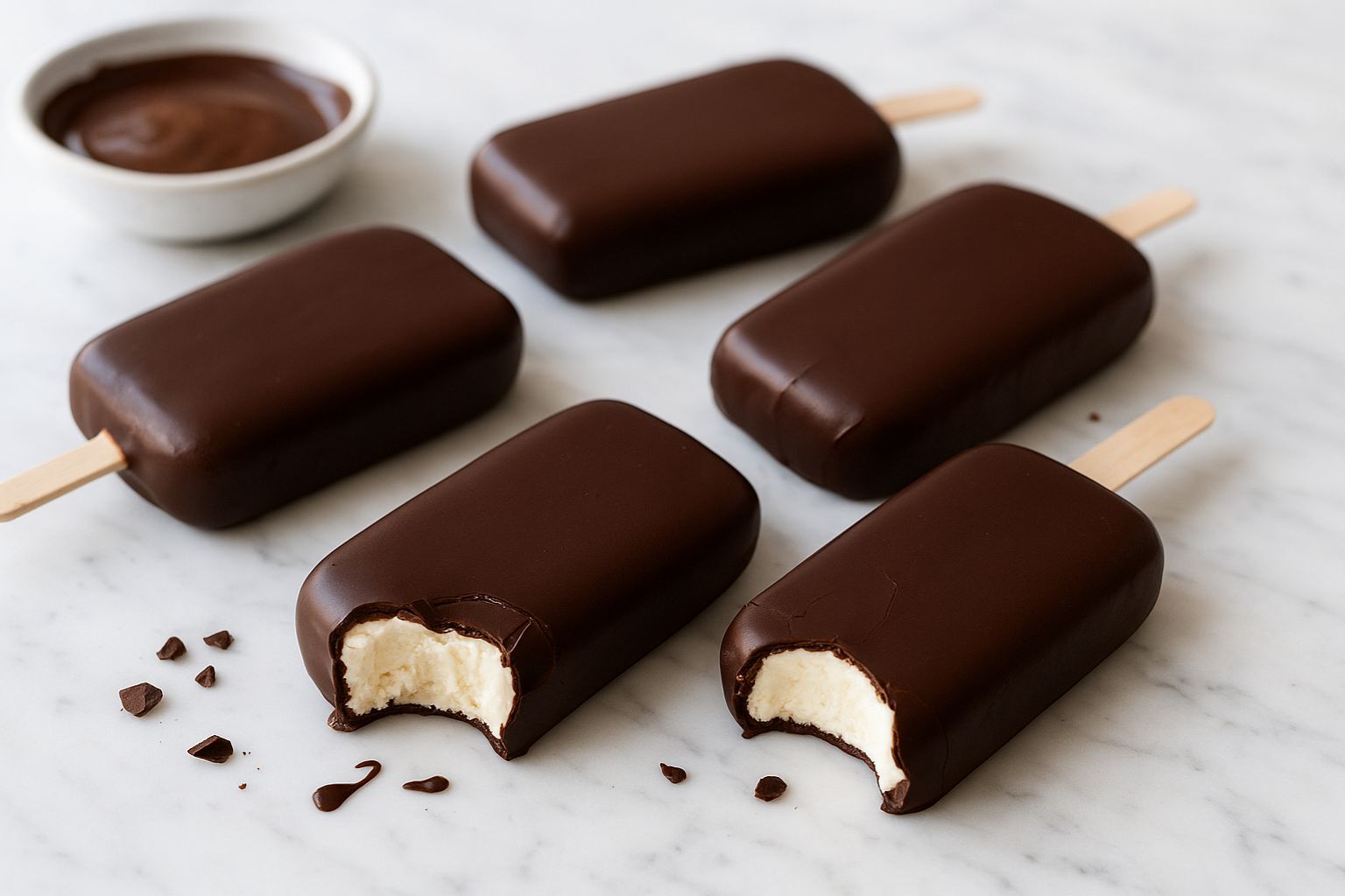 Homemade Eskimo Pie Popsicle Recipe