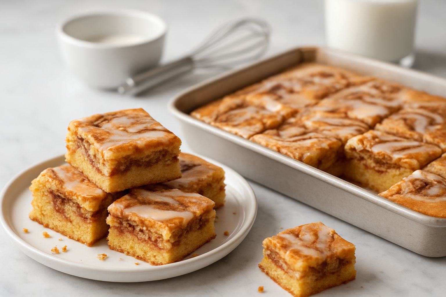 Honey Bun Brownies Recipe