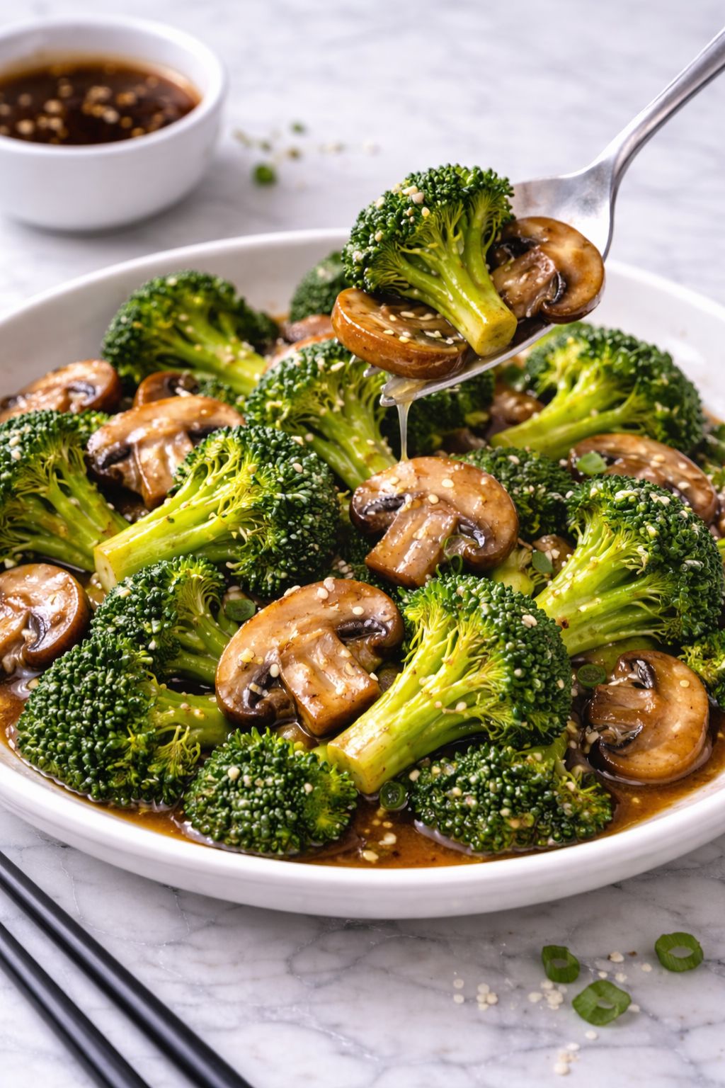 Broccoli and Mushroom Stir Fry Recipe - Culinary Pearl