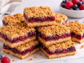 Brown Sugar Berry Crumble Bars Recipe