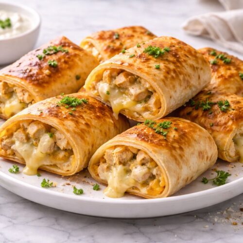 Chicken Alfredo Puffs Recipe