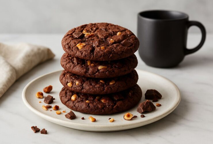 Chocolate Hazelnut Crunch Cookies Recipe