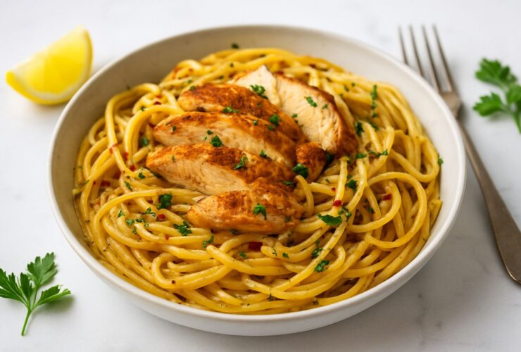Cowboy Butter Chicken Linguine Recipe