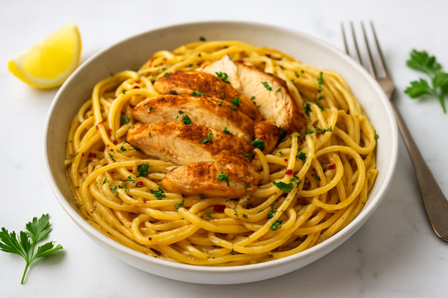Cowboy Butter Chicken Linguine Recipe
