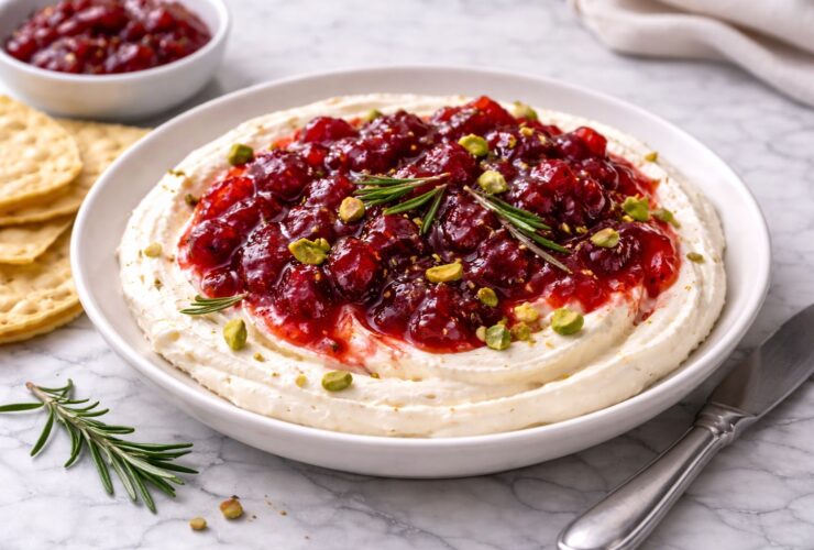 Cranberry Whipped Feta Dip