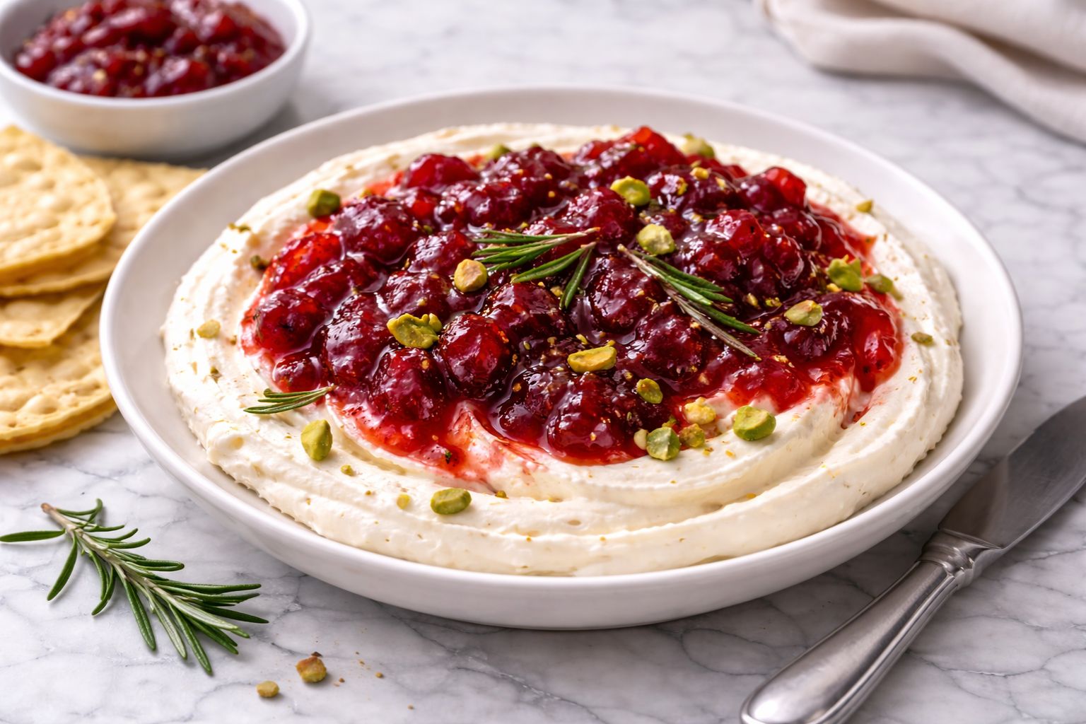 Cranberry Whipped Feta Dip