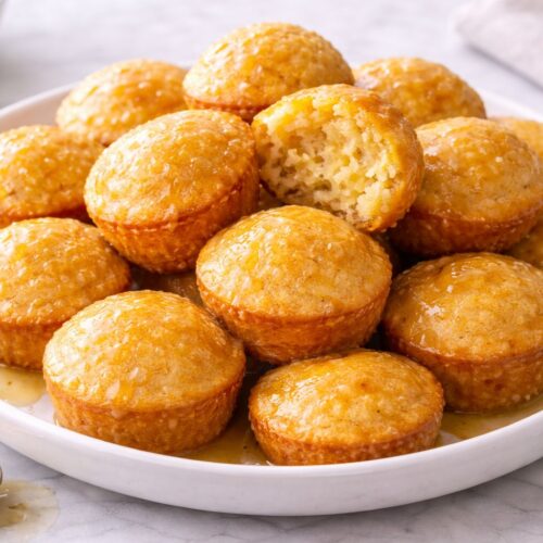 Honey Butter Cornbread Poppers Recipe
