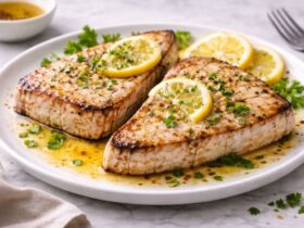 Lemon Garlic Swordfish Recipe