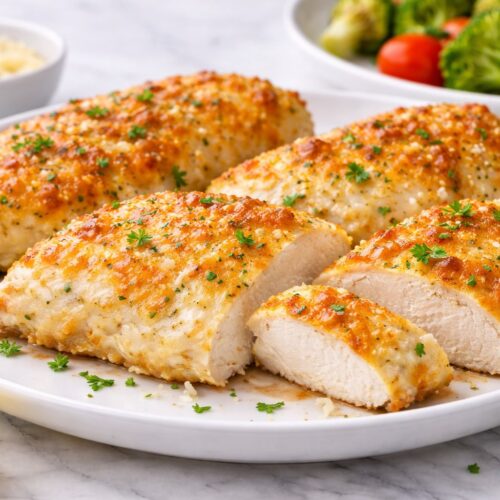 Parmesan Crusted Chicken With Mayo