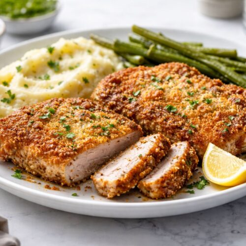 Parmesan Crusted Pork Chops Recipe
