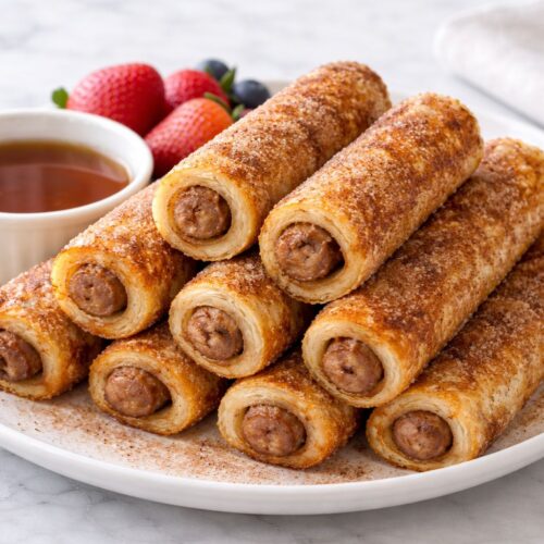 Sausage French Toast Roll-Ups Recipe