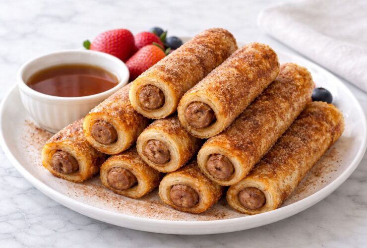 Sausage French Toast Roll-Ups Recipe
