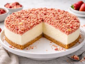 Strawberry Crunch Cheesecake Recipe