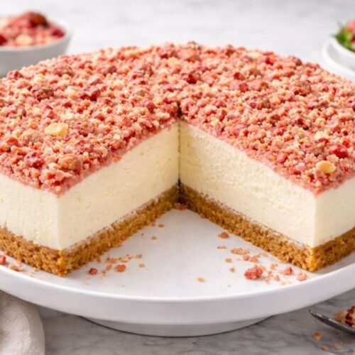 Strawberry Crunch Cheesecake Recipe