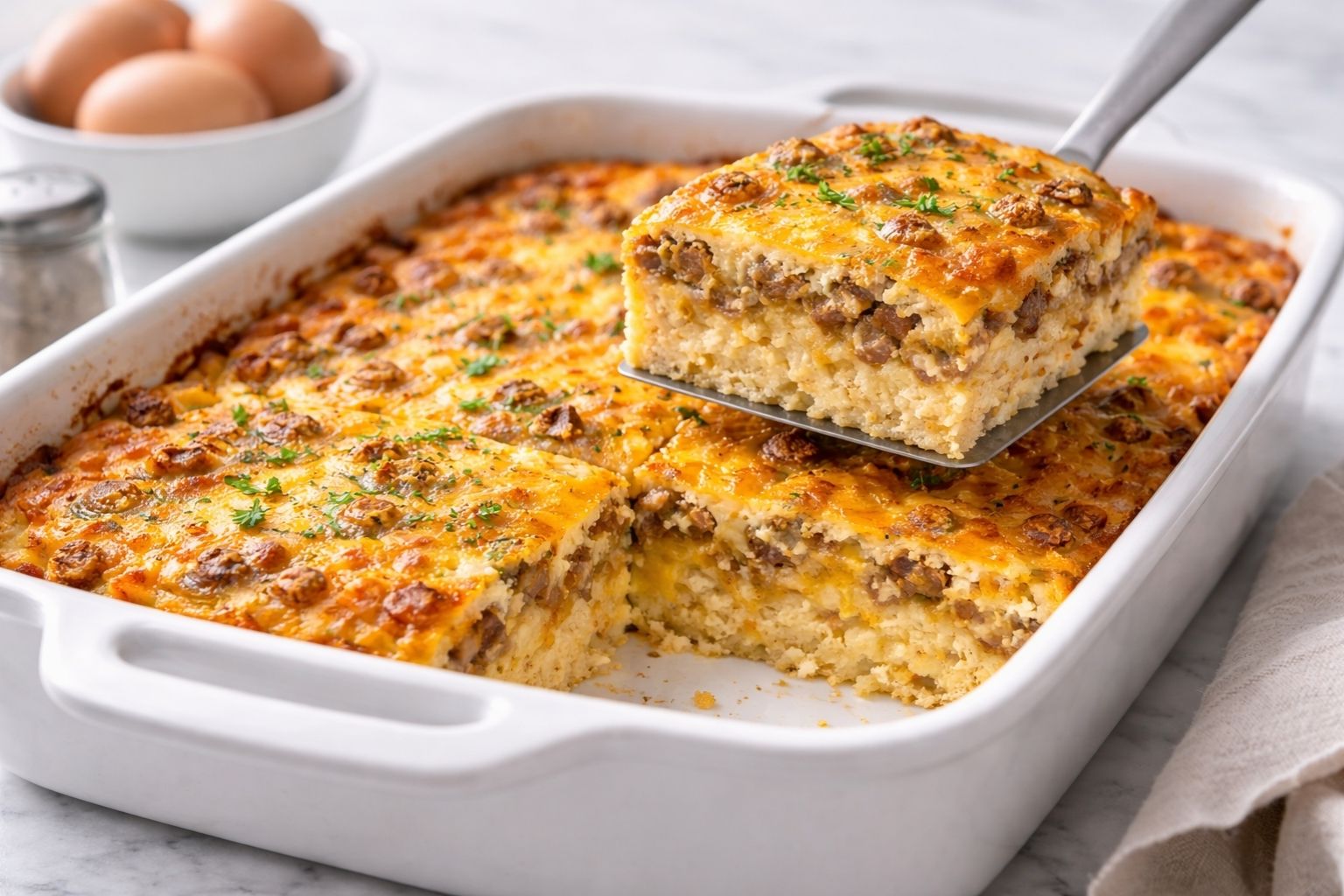 Amish Breakfast Casserole With Hashbrowns