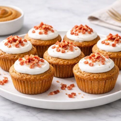 Bacon and Peanut Butter Cupcakes for Dogs