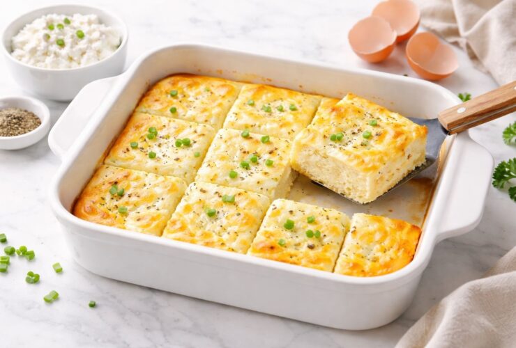 Baked Cottage Cheese Eggs Recipe