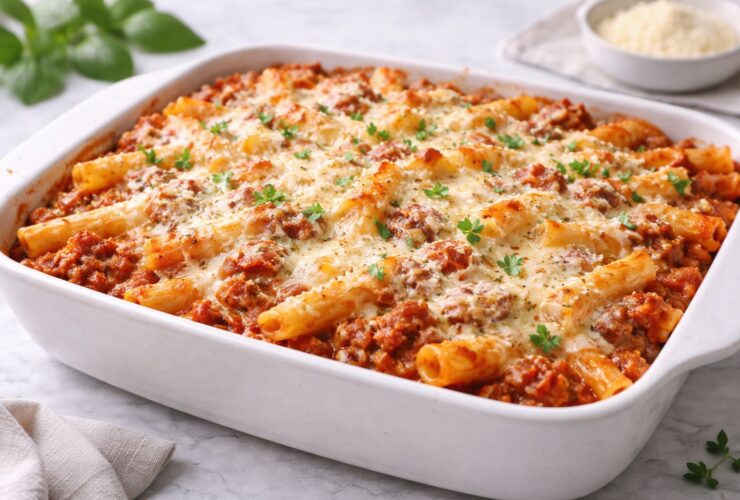Baked Ziti With Ground Beef Recipe
