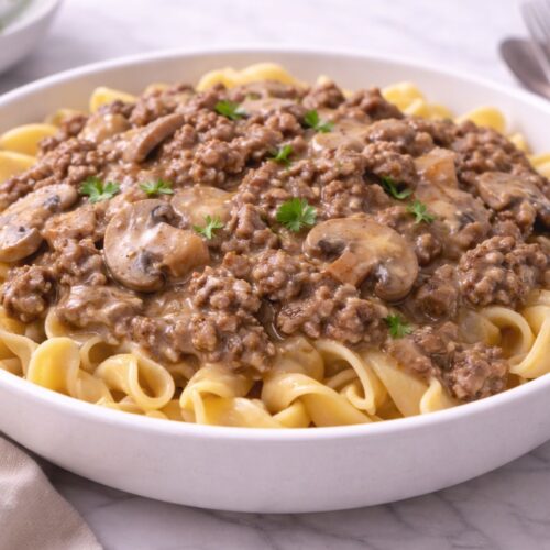 Beef Stroganoff With Ground Beef Recipe