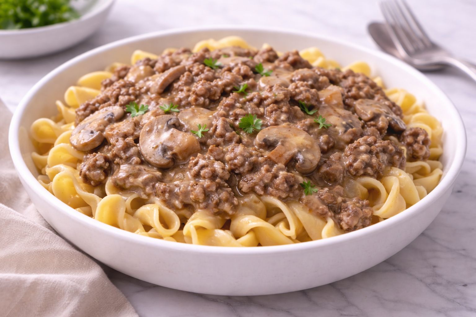 Beef Stroganoff With Ground Beef Recipe