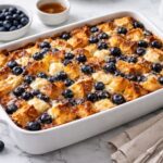 Blueberry Cream Cheese French Toast Bake