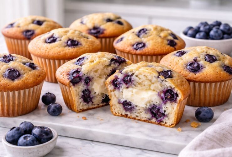 Blueberry Cream Cheese Muffins Recipe