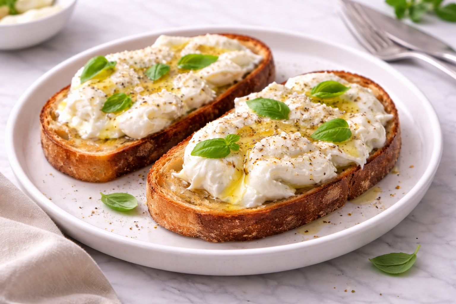 Burrata Toast Recipe