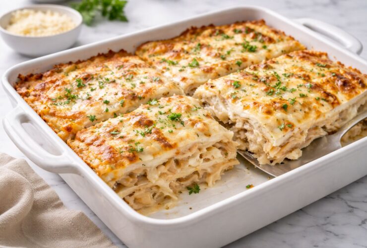 Chicken Alfredo Lasagna Recipe