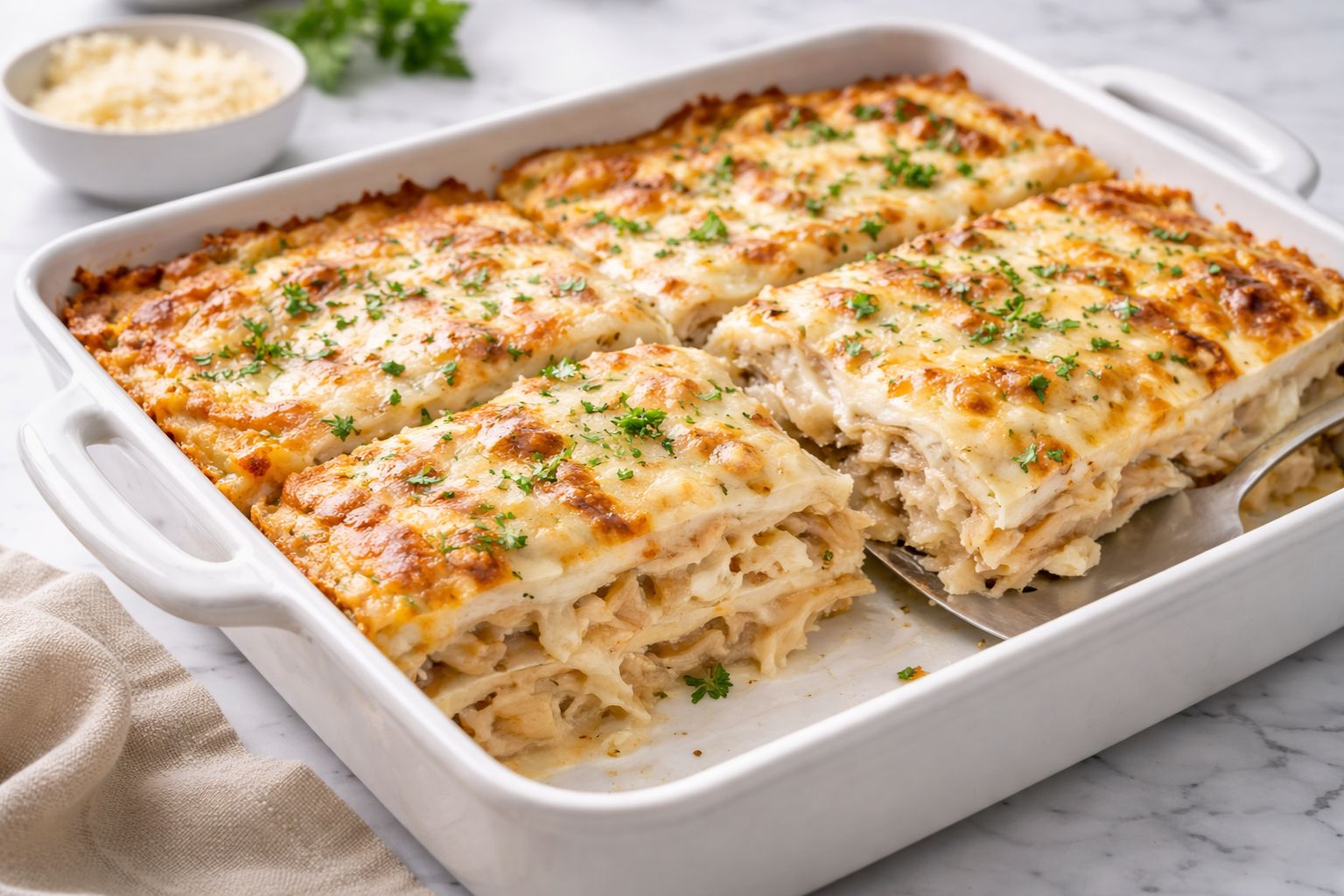 Chicken Alfredo Lasagna Recipe