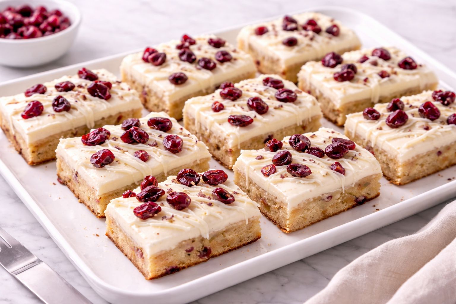 Cranberry Bliss Bars Recipe