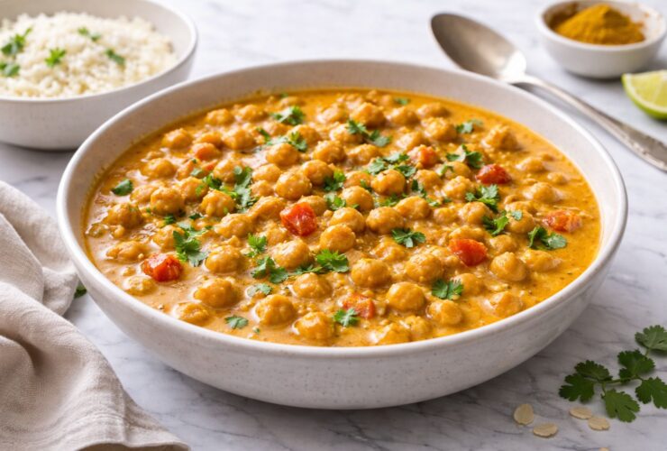 Creamy Coconut Chickpea Curry Recipe