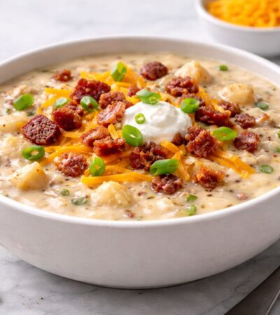 Crockpot Loaded Baked Potato Soup