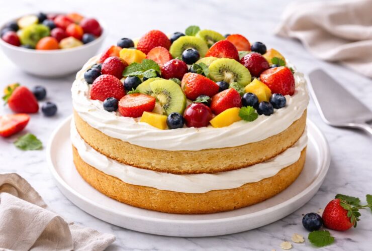 Fruit Basket Cake Recipe