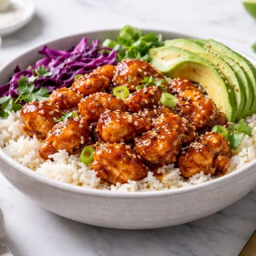 Hot Honey Chicken Bowl Recipe