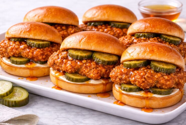 Hot Honey Chicken Sliders Recipe
