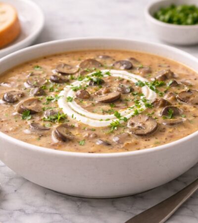 Hungarian Mushroom Soup Recipe