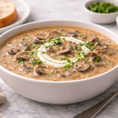 Hungarian Mushroom Soup Recipe