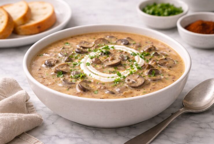 Hungarian Mushroom Soup Recipe