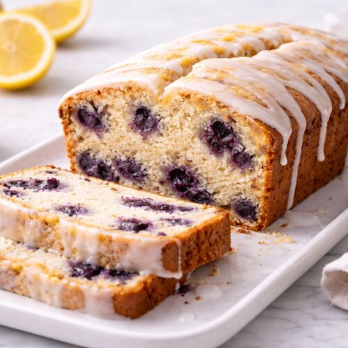 Lemon Blueberry Loaf Cake Recipe