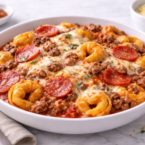 Meat Lovers Pizza Tortellini Recipe