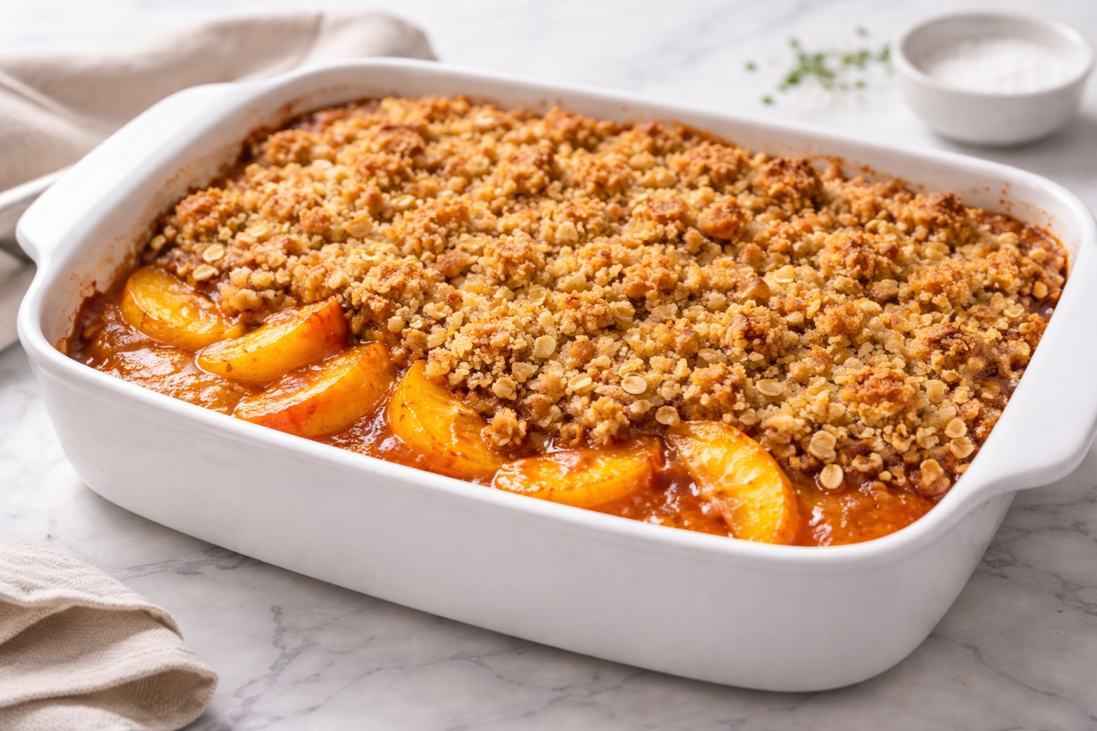 Peach Crumble Cobbler Recipe