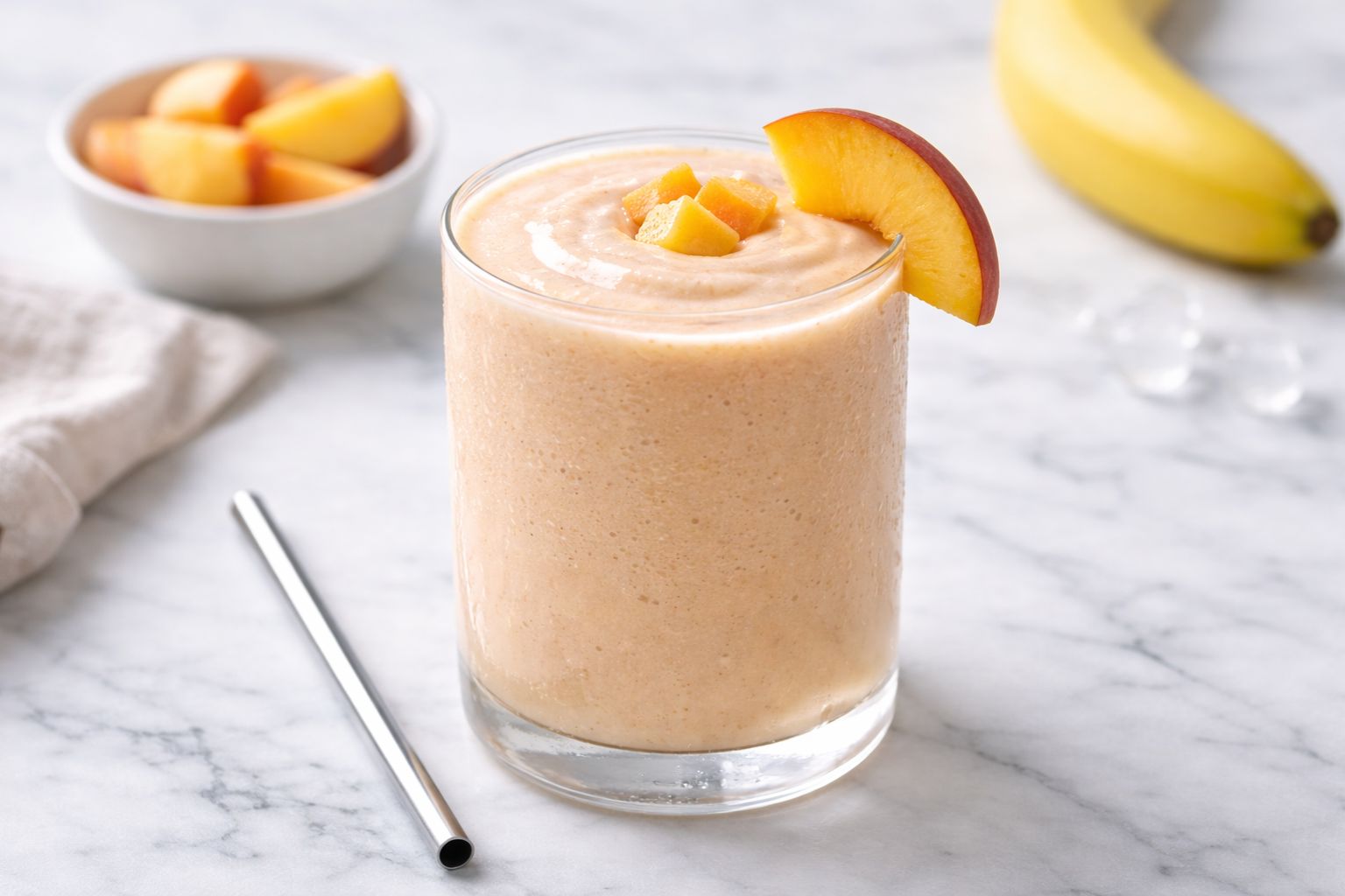 Peach Smoothie Recipe Without Yogurt